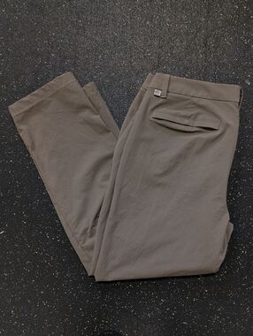 Lululemon Men's 36X30 ABC Classic-Fit Trouser Stretch Cotton VersaTwill Brown